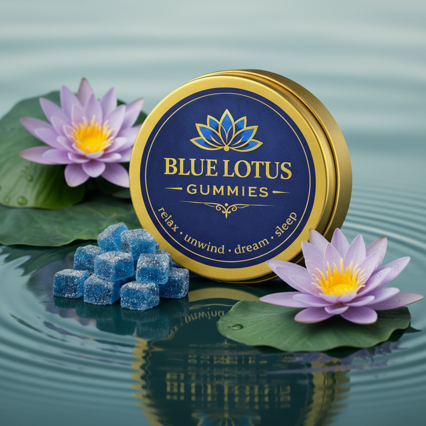 Blue Lotus Gummies - Sleep, Relaxation & Lucid Dreams